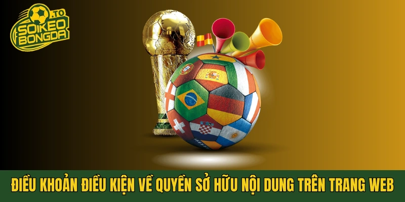 Điều khoản điều kiện về quyền sở hữu nội dung trên trang web