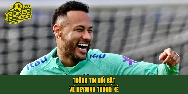 Thông tin nổi bật về Neymar thống kê